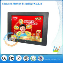 LED backlit 12 inch desktop digital photo frame video